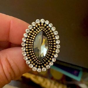 Gorgeous Rhinestone Cocktail Ring